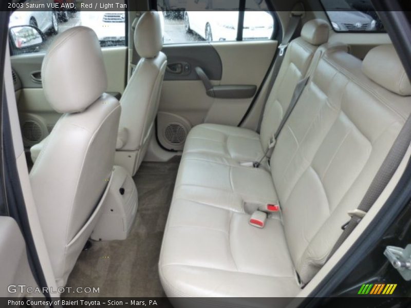 Red / Light Tan 2003 Saturn VUE AWD