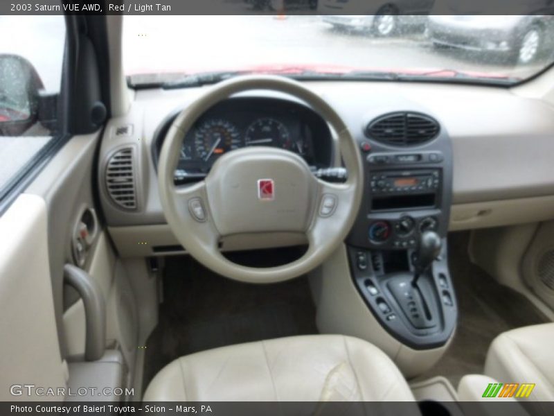 Red / Light Tan 2003 Saturn VUE AWD