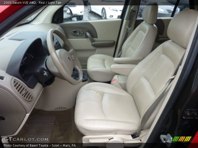 Red / Light Tan 2003 Saturn VUE AWD