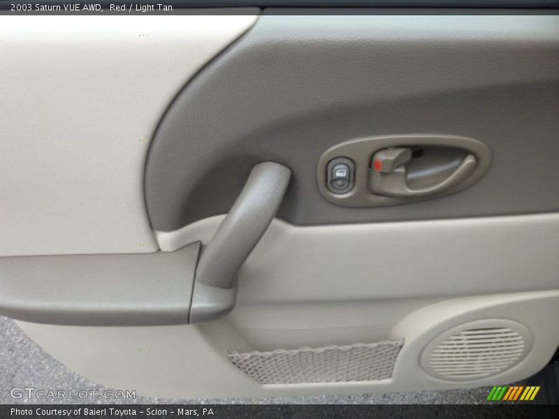 Red / Light Tan 2003 Saturn VUE AWD