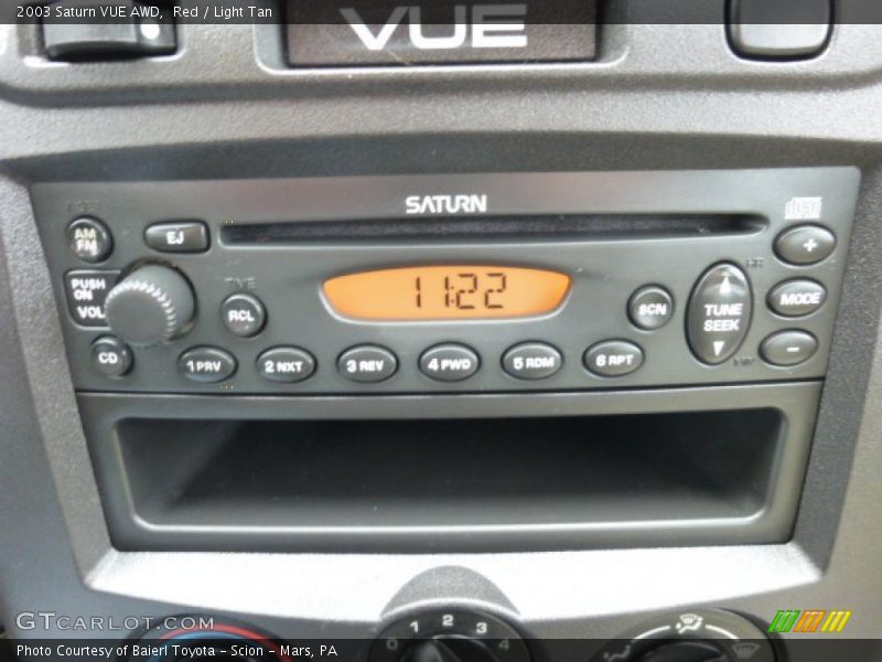 Red / Light Tan 2003 Saturn VUE AWD