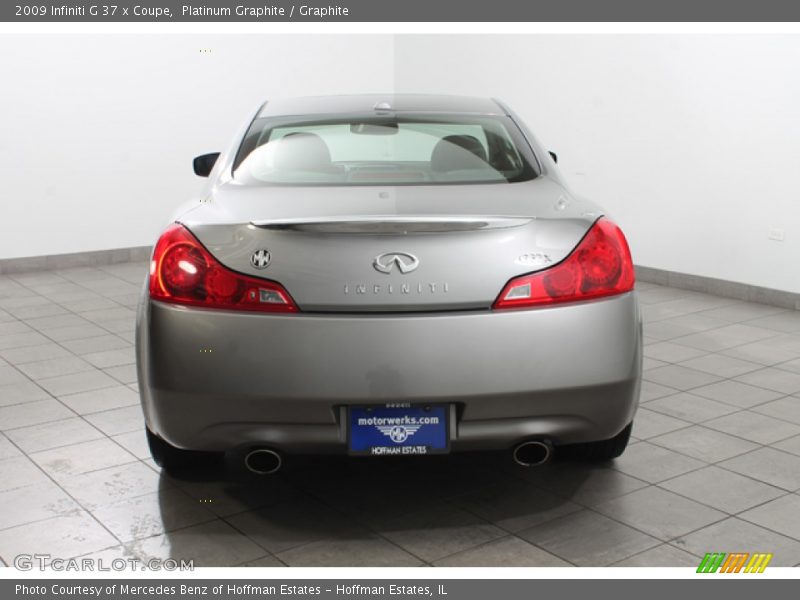 Platinum Graphite / Graphite 2009 Infiniti G 37 x Coupe
