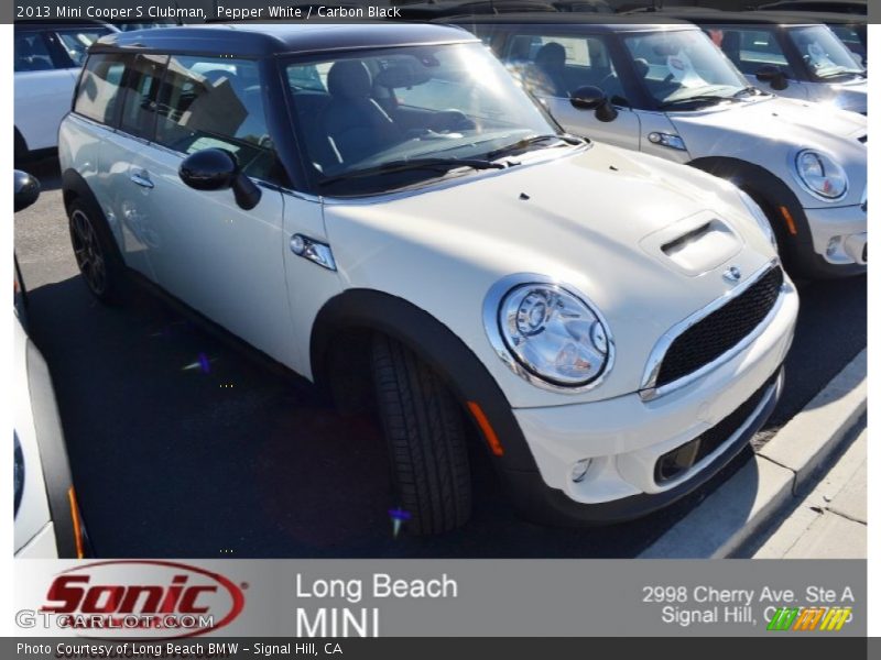 Pepper White / Carbon Black 2013 Mini Cooper S Clubman