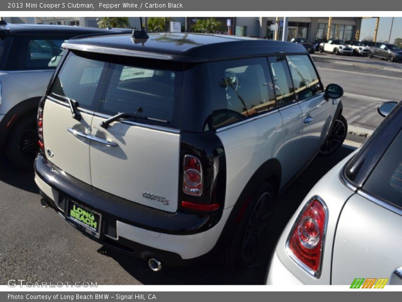 Pepper White / Carbon Black 2013 Mini Cooper S Clubman
