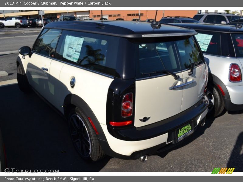Pepper White / Carbon Black 2013 Mini Cooper S Clubman