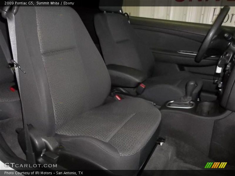 Summit White / Ebony 2009 Pontiac G5