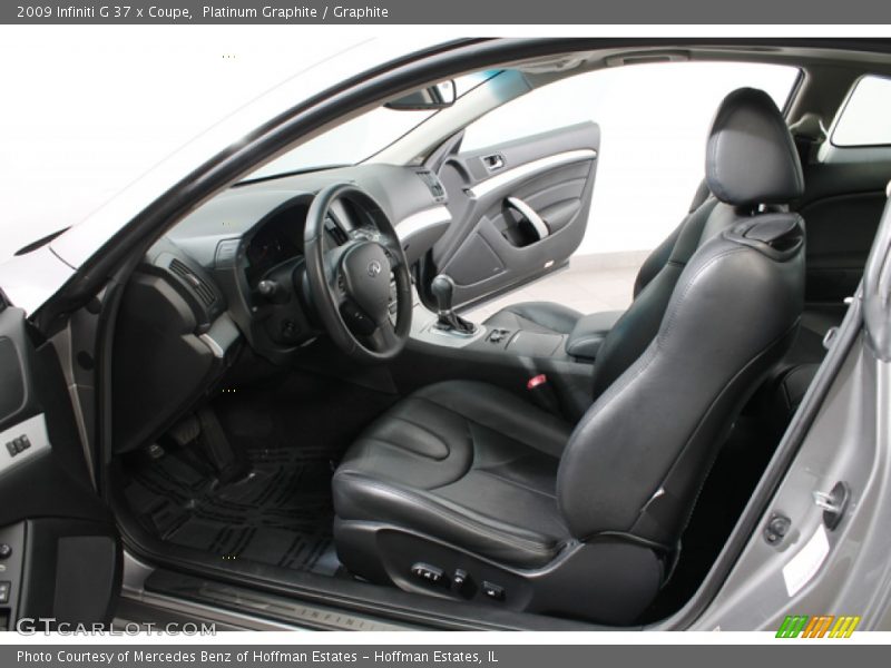  2009 G 37 x Coupe Graphite Interior