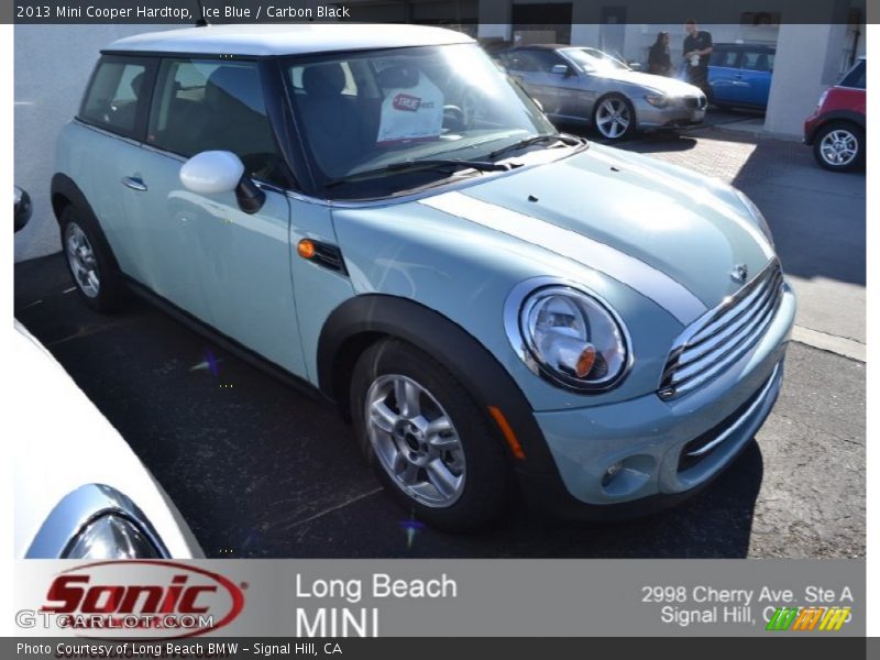 Ice Blue / Carbon Black 2013 Mini Cooper Hardtop