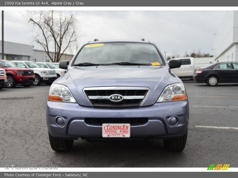 Alpine Gray / Gray 2009 Kia Sorento LX 4x4