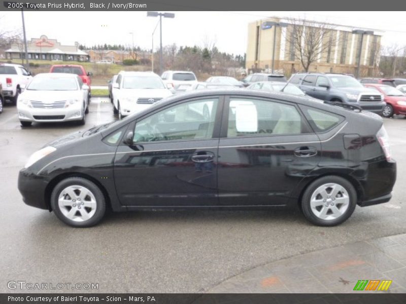 Black / Ivory/Brown 2005 Toyota Prius Hybrid