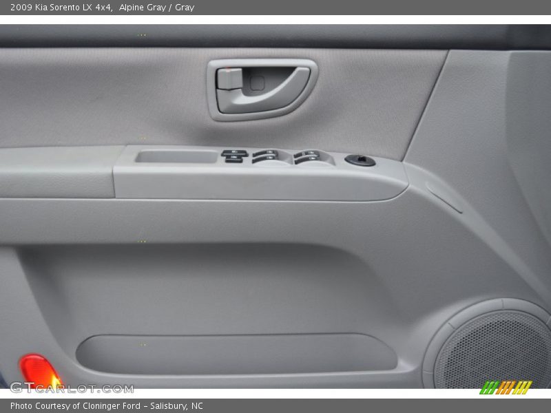 Alpine Gray / Gray 2009 Kia Sorento LX 4x4