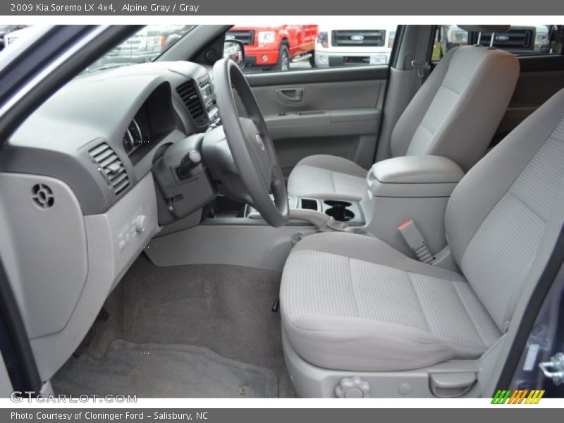 Alpine Gray / Gray 2009 Kia Sorento LX 4x4