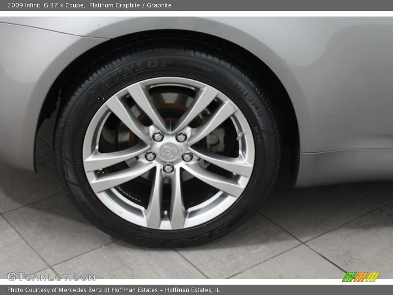 Platinum Graphite / Graphite 2009 Infiniti G 37 x Coupe