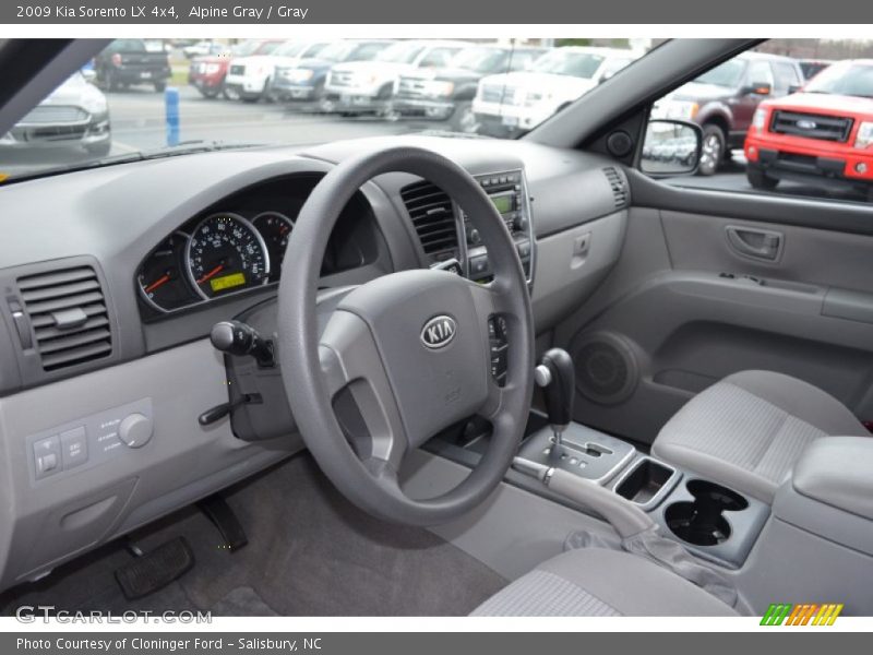 Alpine Gray / Gray 2009 Kia Sorento LX 4x4