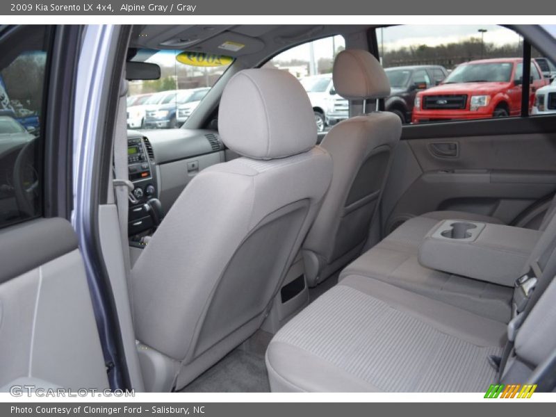 Alpine Gray / Gray 2009 Kia Sorento LX 4x4