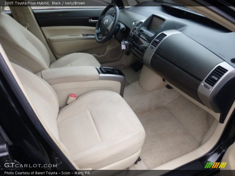 Black / Ivory/Brown 2005 Toyota Prius Hybrid