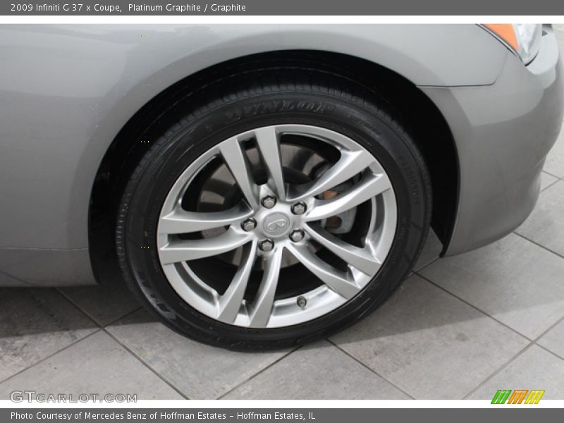 Platinum Graphite / Graphite 2009 Infiniti G 37 x Coupe