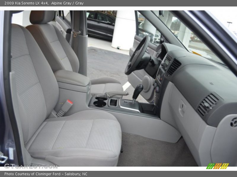 Alpine Gray / Gray 2009 Kia Sorento LX 4x4