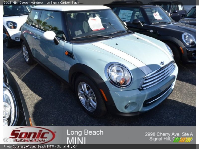 Ice Blue / Carbon Black 2013 Mini Cooper Hardtop