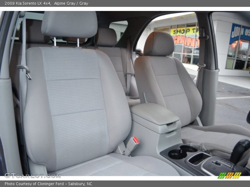 Alpine Gray / Gray 2009 Kia Sorento LX 4x4