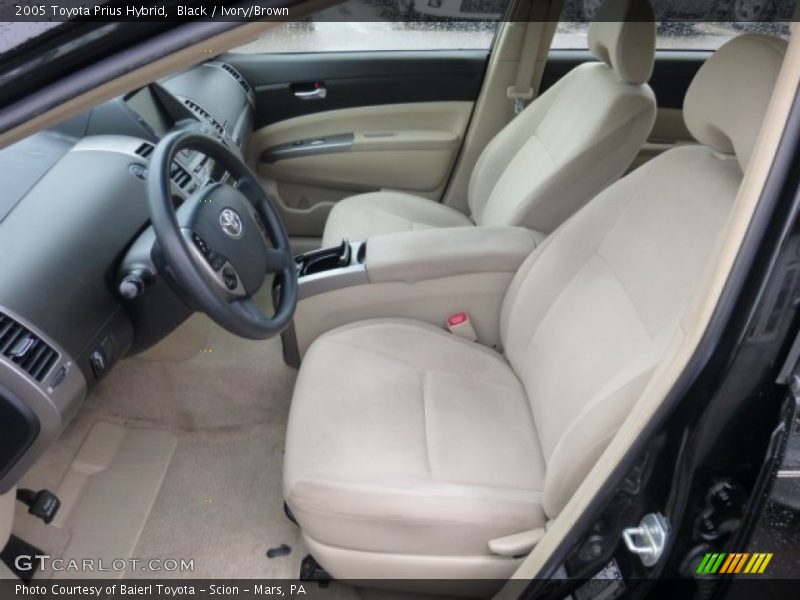 Black / Ivory/Brown 2005 Toyota Prius Hybrid