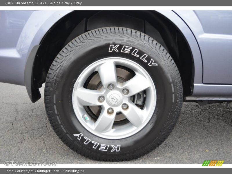 Alpine Gray / Gray 2009 Kia Sorento LX 4x4