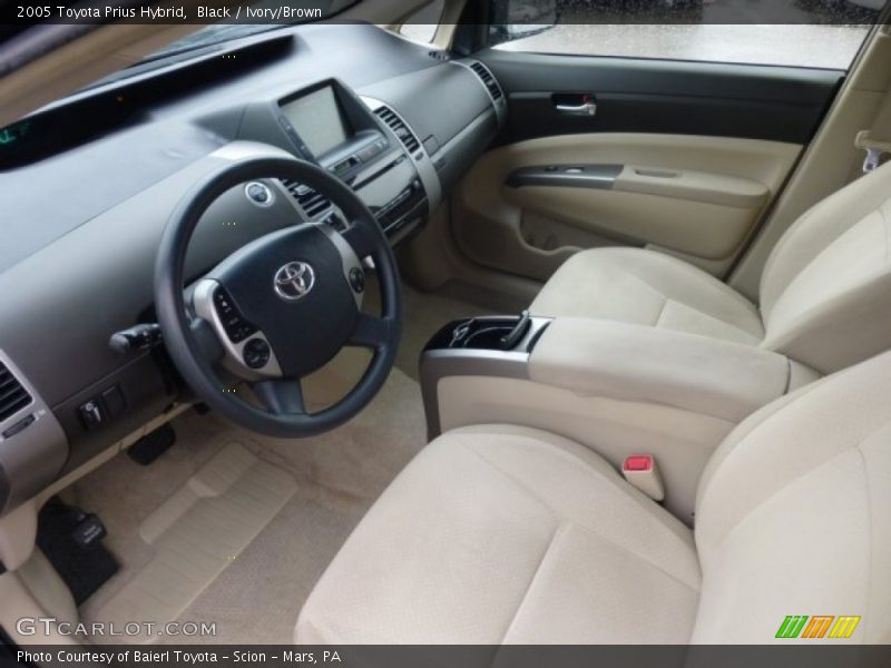 Black / Ivory/Brown 2005 Toyota Prius Hybrid