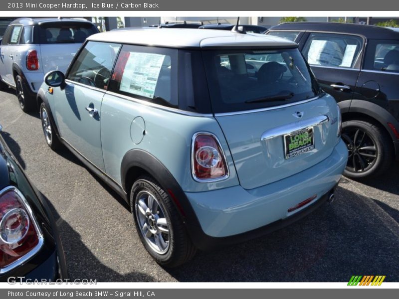 Ice Blue / Carbon Black 2013 Mini Cooper Hardtop