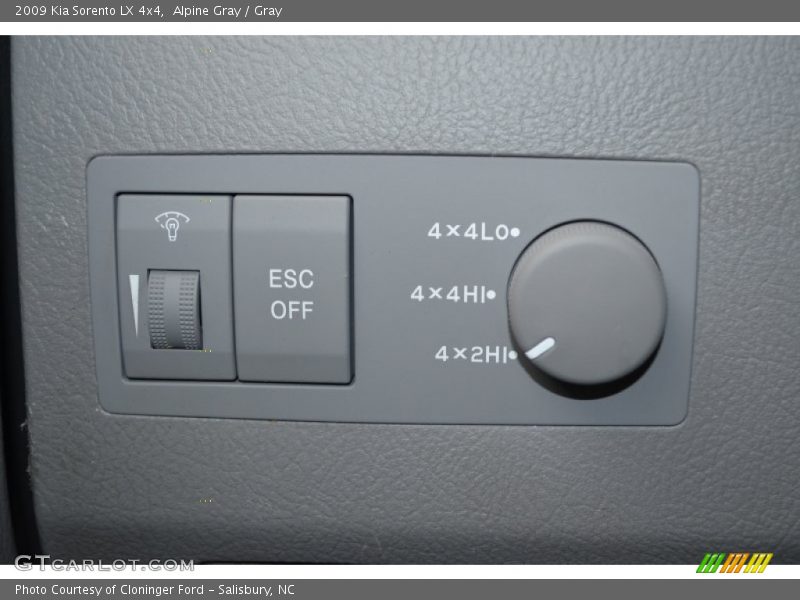 Alpine Gray / Gray 2009 Kia Sorento LX 4x4