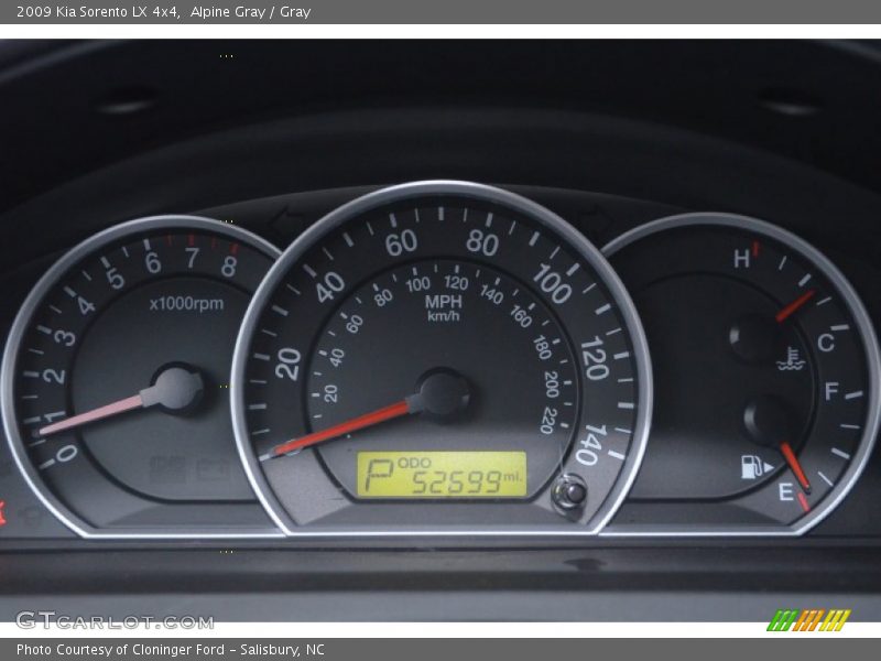 Alpine Gray / Gray 2009 Kia Sorento LX 4x4