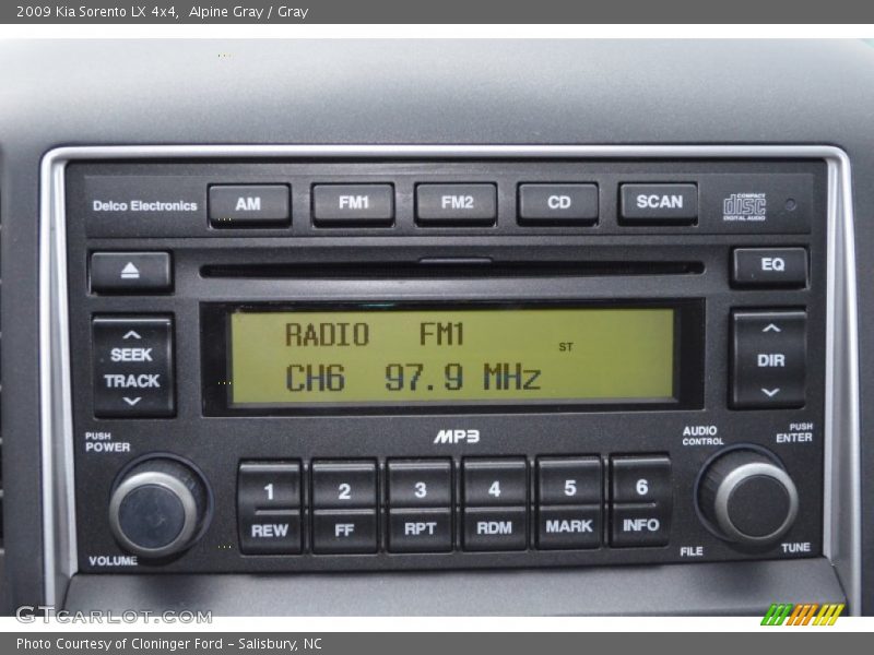 Alpine Gray / Gray 2009 Kia Sorento LX 4x4