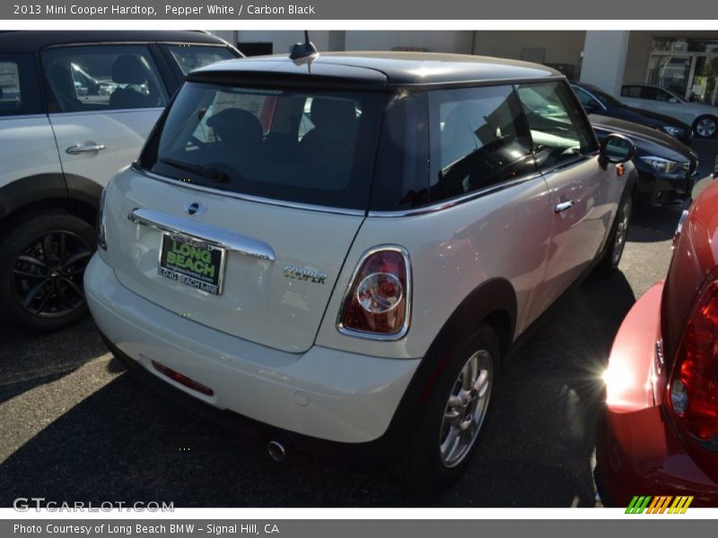 Pepper White / Carbon Black 2013 Mini Cooper Hardtop