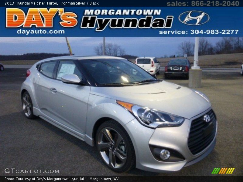 Ironman Silver / Black 2013 Hyundai Veloster Turbo