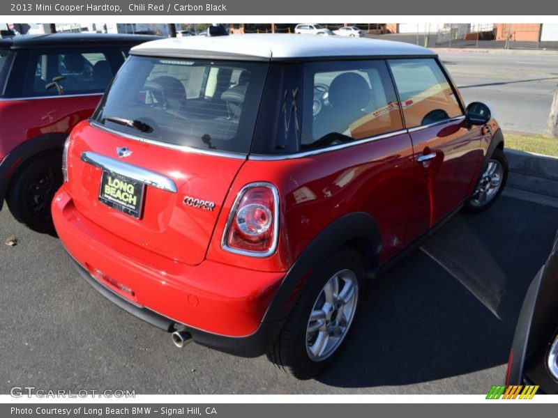Chili Red / Carbon Black 2013 Mini Cooper Hardtop