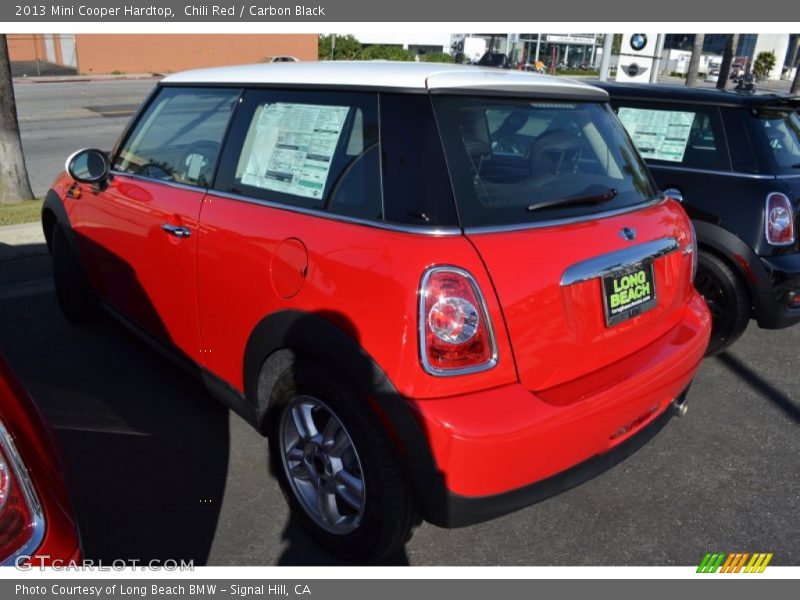Chili Red / Carbon Black 2013 Mini Cooper Hardtop