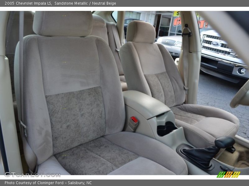 Front Seat of 2005 Impala LS