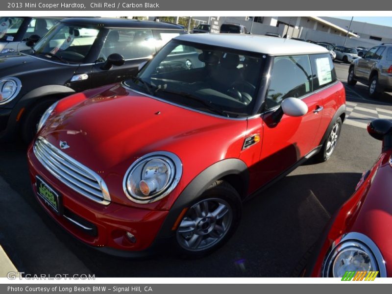Chili Red / Carbon Black 2013 Mini Cooper Hardtop