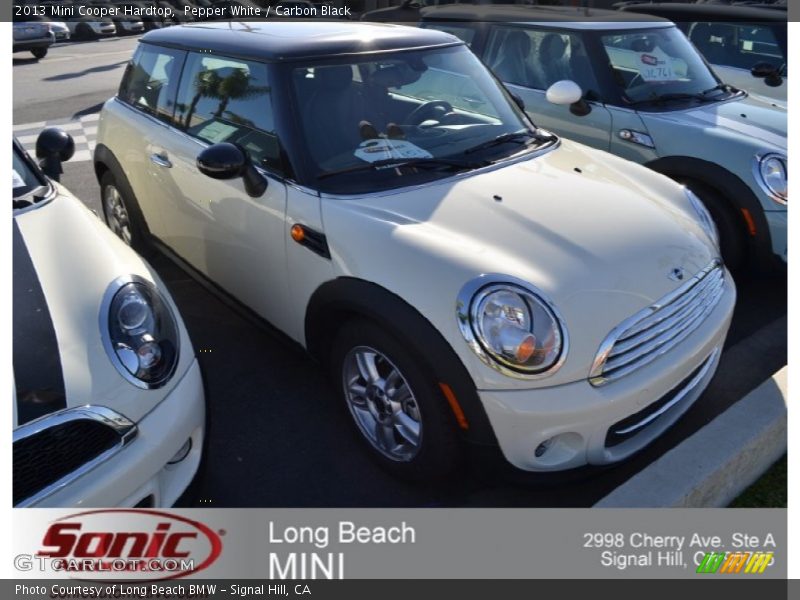 Pepper White / Carbon Black 2013 Mini Cooper Hardtop