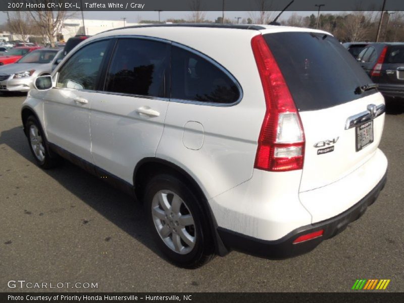 Taffeta White / Gray 2007 Honda CR-V EX-L