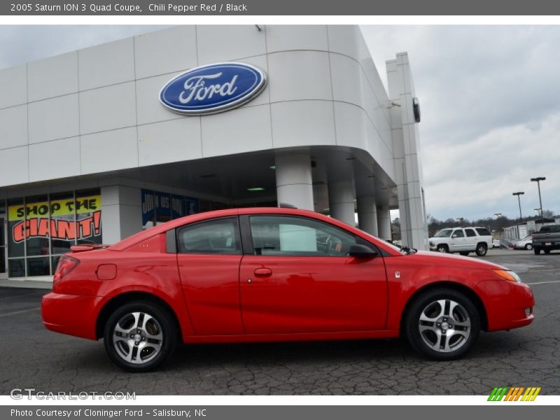  2005 ION 3 Quad Coupe Chili Pepper Red