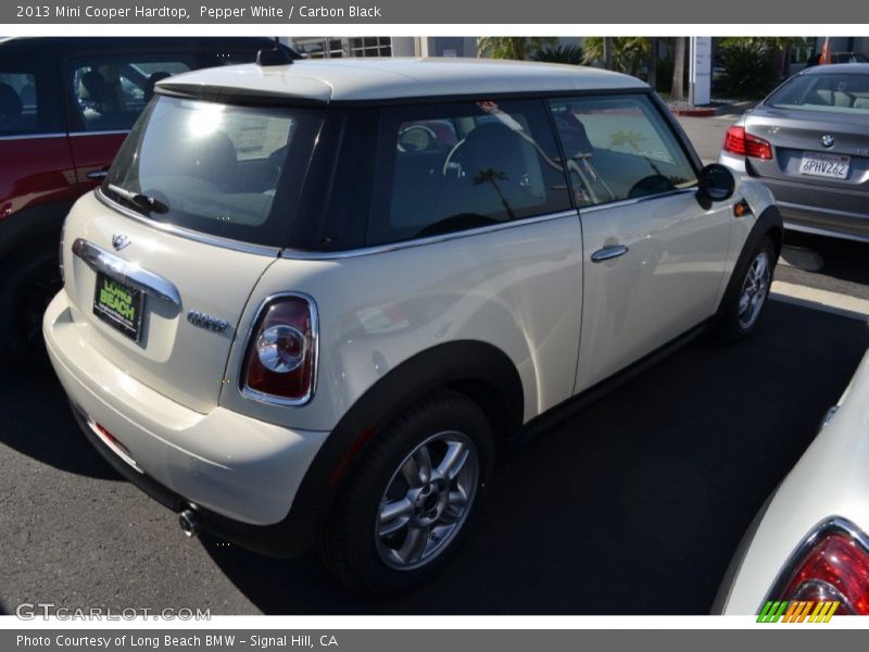 Pepper White / Carbon Black 2013 Mini Cooper Hardtop