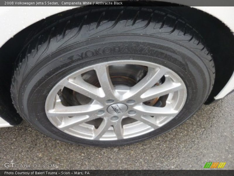 Campanella White / Anthracite Black 2008 Volkswagen Jetta S Sedan