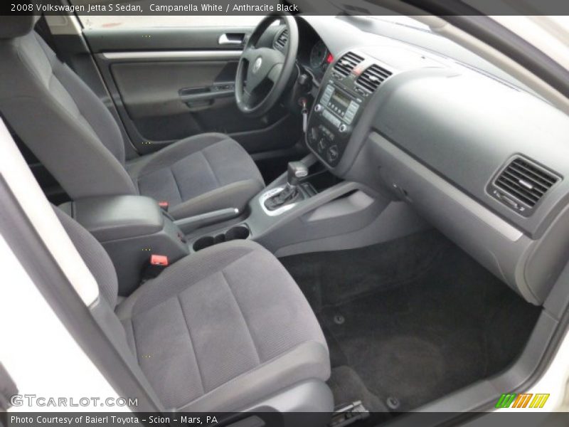 Campanella White / Anthracite Black 2008 Volkswagen Jetta S Sedan