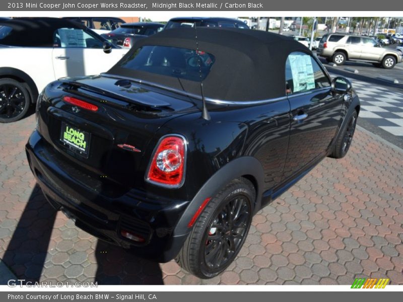 Midnight Black Metallic / Carbon Black 2013 Mini Cooper John Cooper Works Roadster