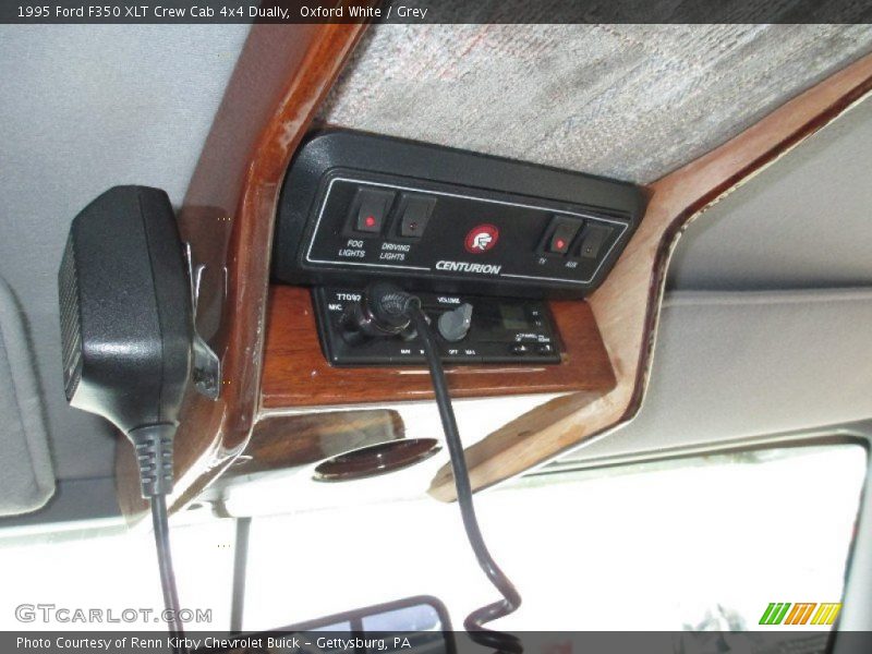 Oxford White / Grey 1995 Ford F350 XLT Crew Cab 4x4 Dually