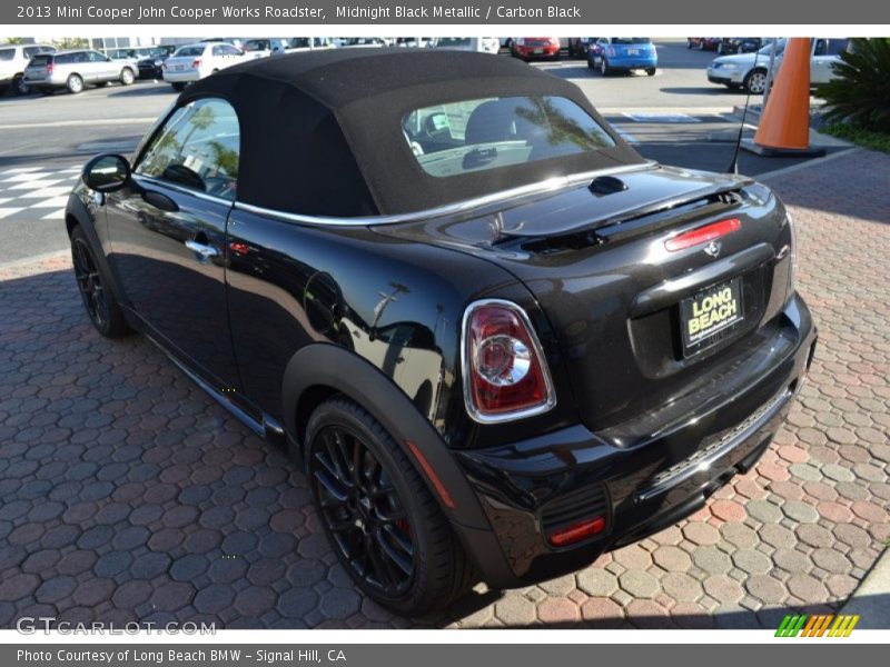 Midnight Black Metallic / Carbon Black 2013 Mini Cooper John Cooper Works Roadster
