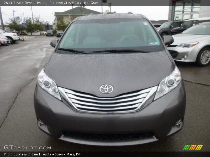 Predawn Gray Mica / Light Gray 2011 Toyota Sienna Limited