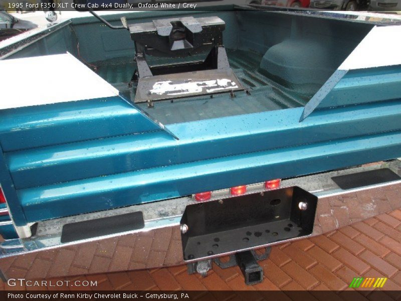 Oxford White / Grey 1995 Ford F350 XLT Crew Cab 4x4 Dually