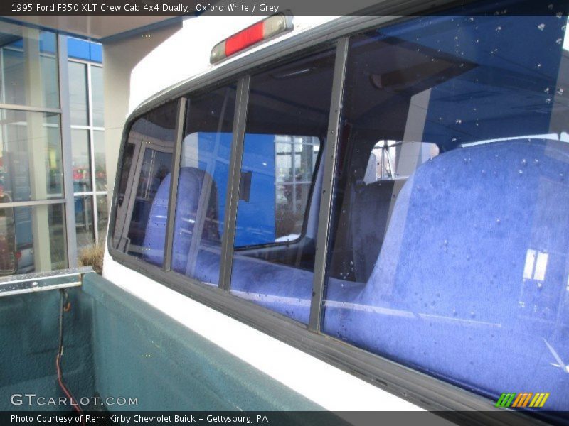 Oxford White / Grey 1995 Ford F350 XLT Crew Cab 4x4 Dually