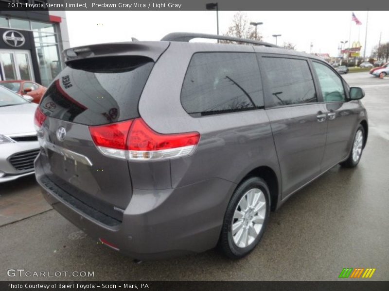 Predawn Gray Mica / Light Gray 2011 Toyota Sienna Limited